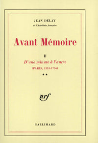 Avant Mémoire