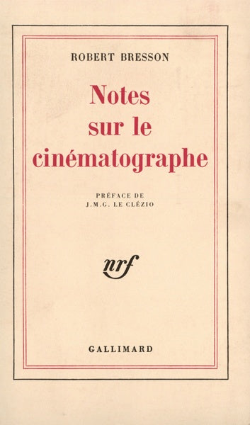 notes sur le cinématographe