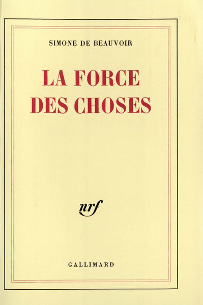 La force des choses