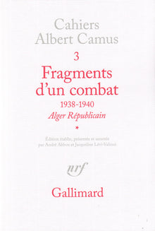 Fragments d'un combat 1938-1940