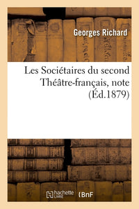 Les Sociétaires du second Théâtre-français, note