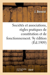 Sociétés et associations