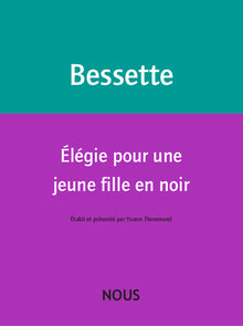 Elégie pour une jeune fille en noir