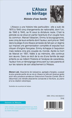 L'alsace en héritage