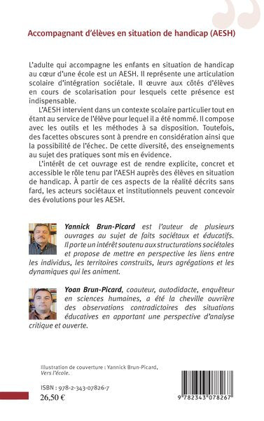 Accompagnant d'élèves en situation de handicap (AESH): Articulation scolaire d'intégration sociétale