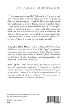 Contes basa et bulu du Cameroun