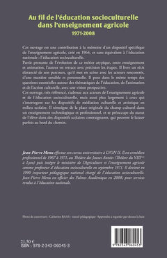Au fil de l'éducation socioculturelle dans l'enseignement agricole 1971-2008