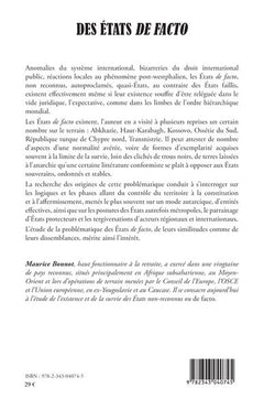 Des États <em>de facto</em>