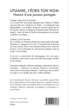 Lituanie, j'écris ton nom