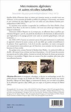 Mes moissons algéroises et autres récoltes naturelles