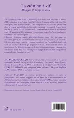 La création à vif