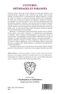 Cultures, métissages et paranoïa