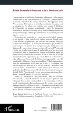 Histoire universelle de la musique et de la théorie musicale