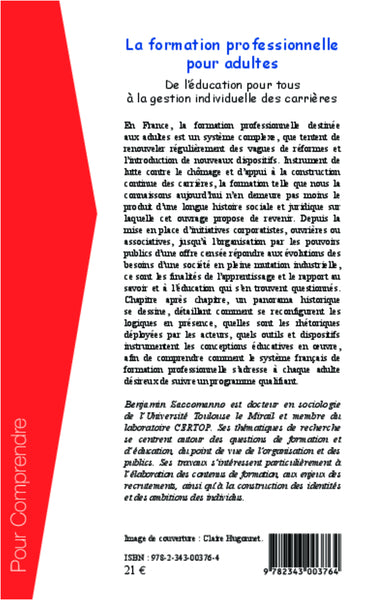 La formation professionnelle pour adultes