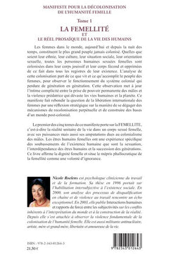 Manifeste pour la décolonisation de l'humanité femelle