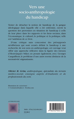 Vers une socio-anthropologie du handicap