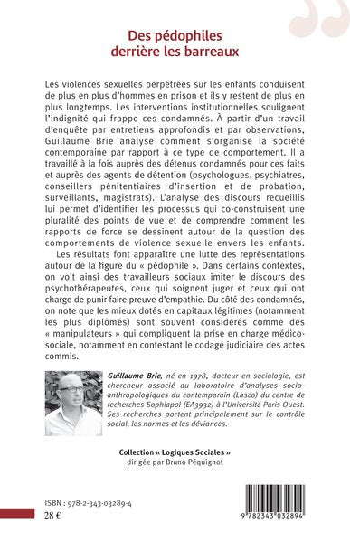 Des pédophiles derrière les barreaux