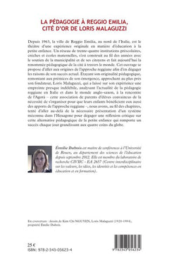 Pédagogie à Reggio Emilia, cité d'or de Loris Malaguzzi