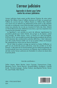 L'erreur judiciaire