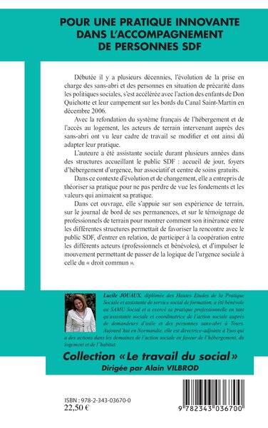 Pour une pratique innovante dans l'accompagnement des personnes SDF