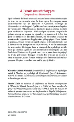 A l'école des stéréotypes
