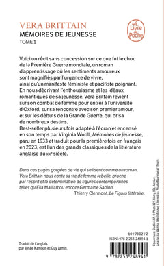 Mémoires de jeunesse, Tome 1
