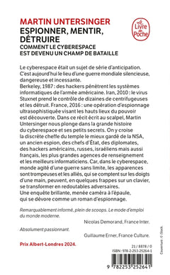 Espionner, mentir, détruire