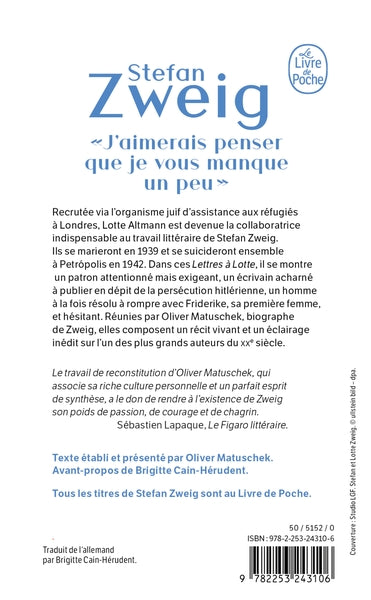 J'aimerais penser que je vous manque un peu