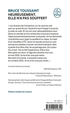 Heureusement elle n'a pas souffert