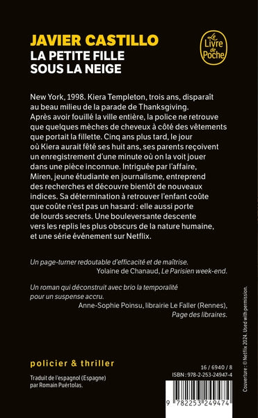 La petite fille sous la neige