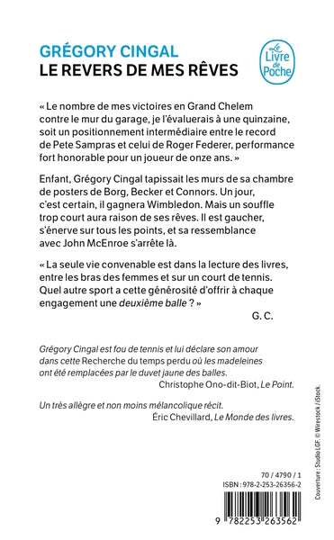 Le revers de mes rêves