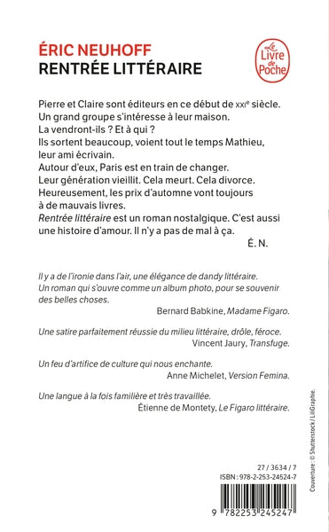 Rentrée littéraire