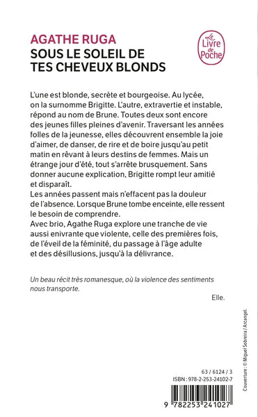 Sous le soleil de tes cheveux blonds