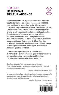 Je suis fait de leur absence