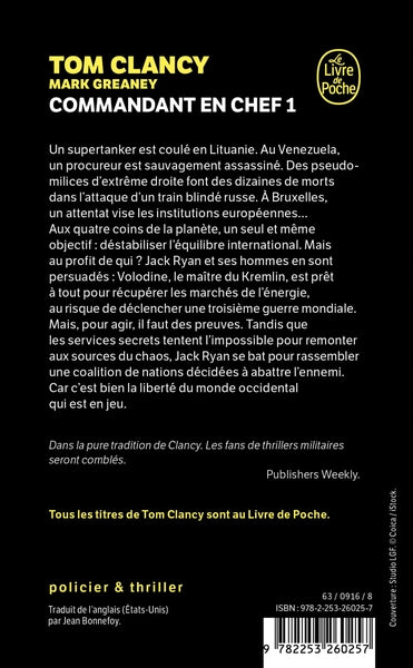 Commandant en chef, Tome 1