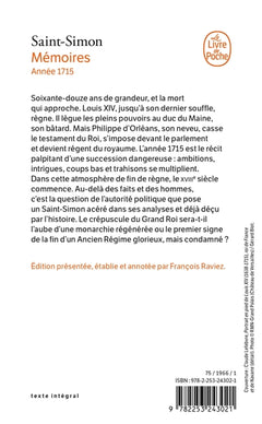 Mémoires 1715