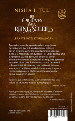 Les artefacts d'Ouranos - Tome 1 Les épreuves de la Reine Soleil