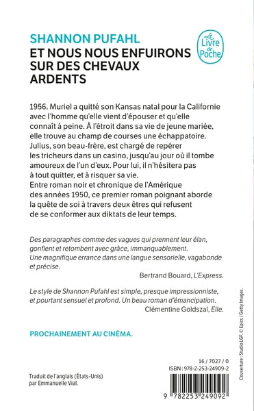 Et nous nous enfuirons sur des chevaux ardents