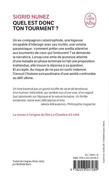 Quel est donc ton tourment ?