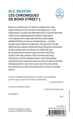 Les chroniques de Bond Street, Tome 1
