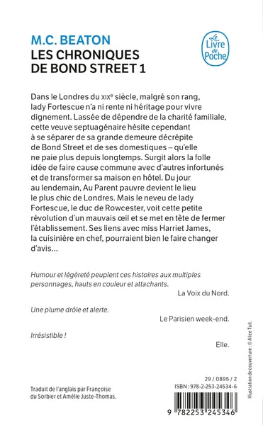 Les chroniques de Bond Street, Tome 1