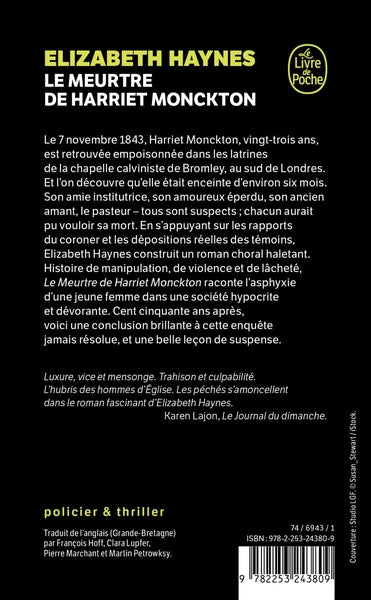 Le meurtre de Harriet Monckton