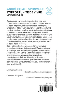 L'Opportunité de vivre