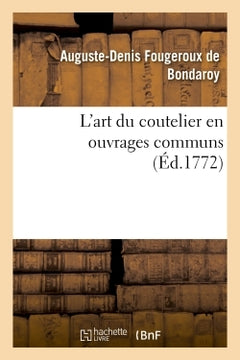 L'art du coutelier en ouvrages communs