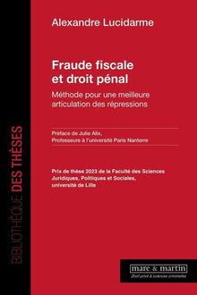 Fraude fiscale et droit pénal