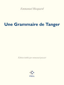 Une grammaire de Tanger