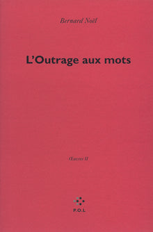 L'outrage aux mots