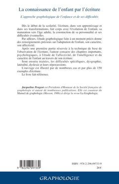 La connaissance de l'enfant par l'écriture