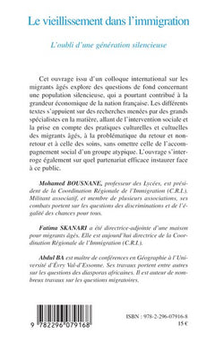 Le vieillissement dans l’immigration