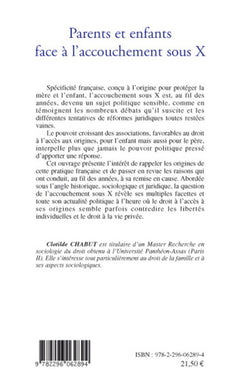Parents et enfants face à l'accouchement sous X